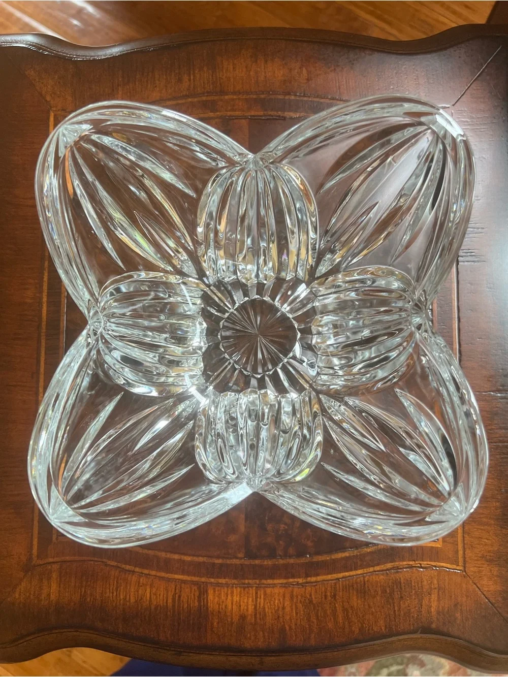 Mikasa Bowl Crystal Glass Lead Free Home Decor